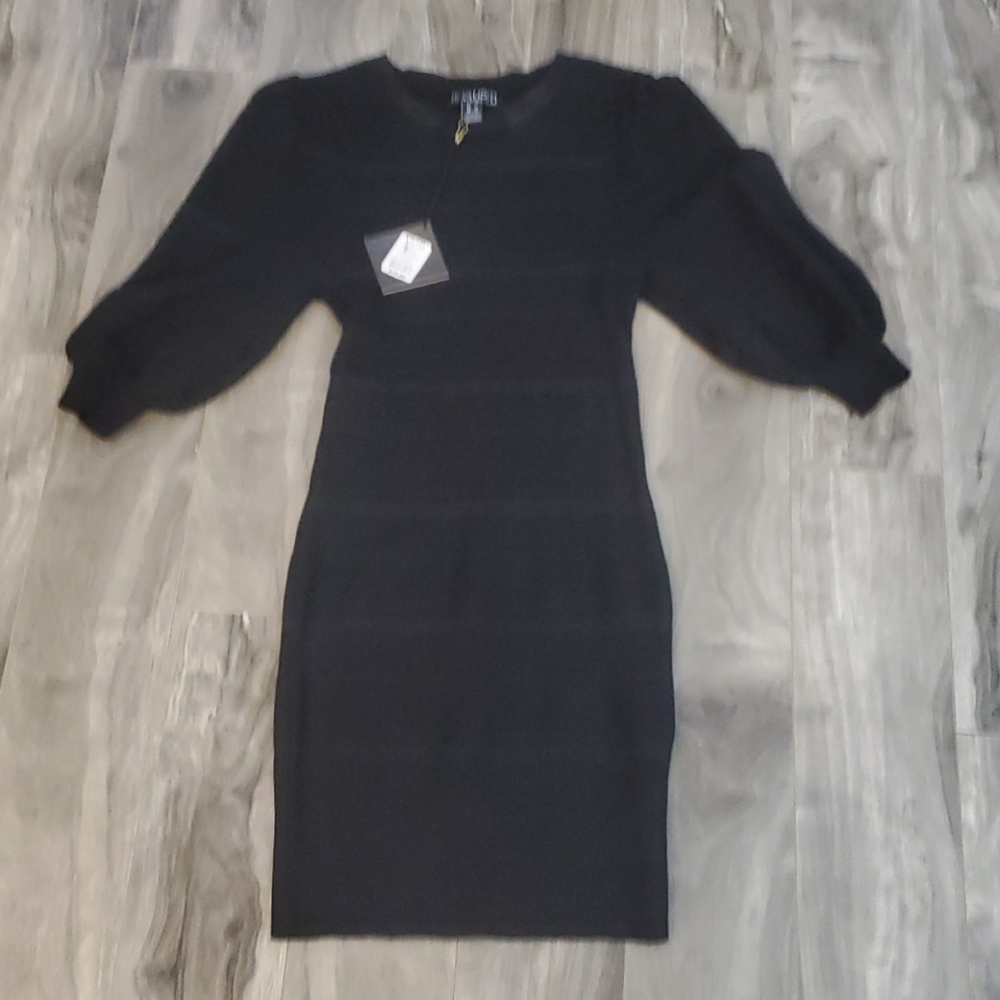 Donated- Black Knit Dress - Picture 2 of 3